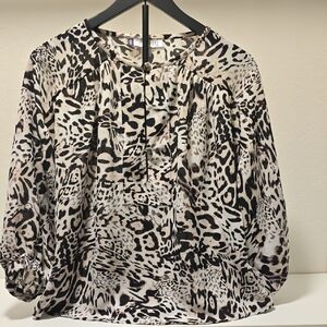 Leopard Print Women's Top